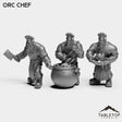 Tabletop Terrain Miniature Full Set Orc Chef
