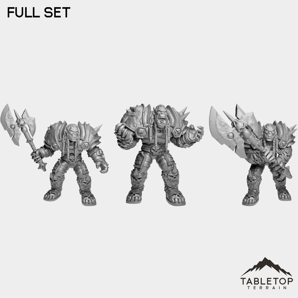Tabletop Terrain Miniature Full Set Orc Deathbringer