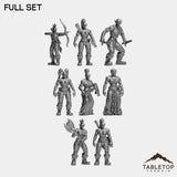 Tabletop Terrain Miniature Full Set Orc Female Starters