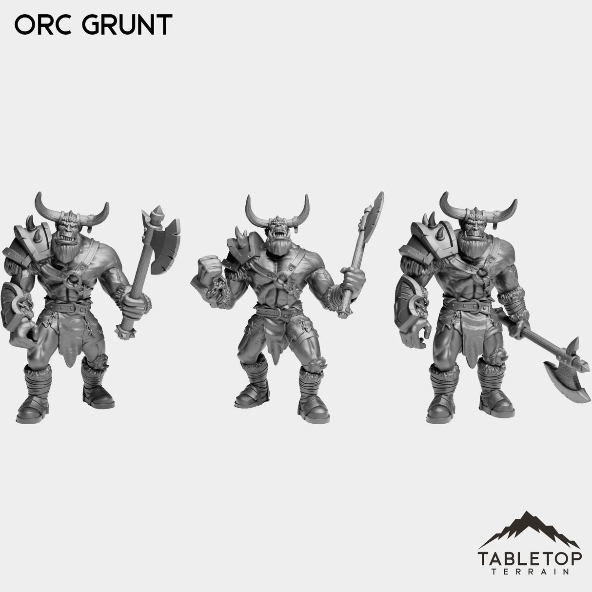 Tabletop Terrain Miniature Full Set Orc Grunt