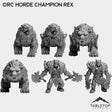 Tabletop Terrain Miniature Full Set Orc Horde Champion Rex