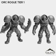 Tabletop Terrain Miniature Full Set Orc Rogue Tier 1
