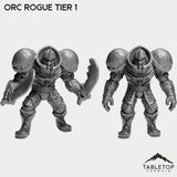 Tabletop Terrain Miniature Full Set Orc Rogue Tier 1