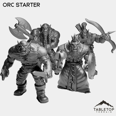 Tabletop Terrain Miniature Full Set Orc Starters