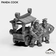 Tabletop Terrain Miniature Full Set Panda Cook