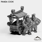 Tabletop Terrain Miniature Full Set Panda Cook