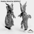 Tabletop Terrain Miniature Full Set Panda Dragon Serpent