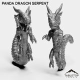 Tabletop Terrain Miniature Full Set Panda Dragon Serpent