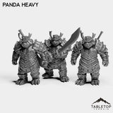 Tabletop Terrain Miniature Full Set Panda Heavy