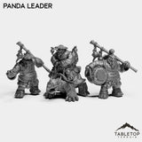 Tabletop Terrain Miniature Full Set Panda Leader