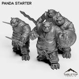 Tabletop Terrain Miniature Full Set Panda Starter