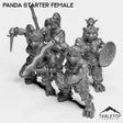Tabletop Terrain Miniature Full Set Panda Starter Female