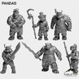 Tabletop Terrain Miniature Full Set Pandas Bundle