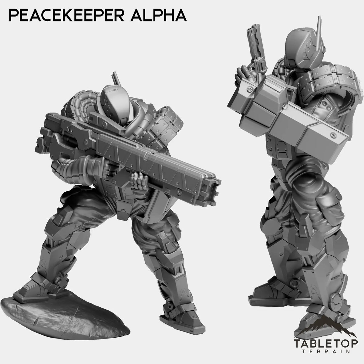Tabletop Terrain Miniature Full Set Peacekeeper Alpha