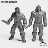 Tabletop Terrain Miniature Full Set Pirate Bandit