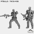 Tabletop Terrain Miniature Full Set PitBulls - The B-Mob