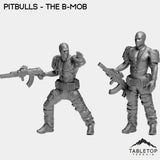 Tabletop Terrain Miniature Full Set PitBulls - The B-Mob