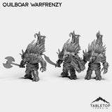 Tabletop Terrain Miniature Full Set Quilboar Warfrenzy