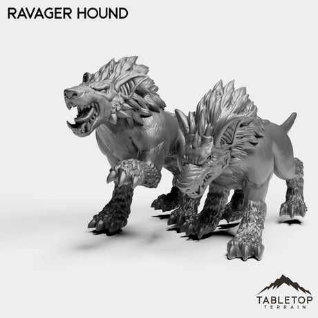 Tabletop Terrain Miniature Full Set Ravager Hound