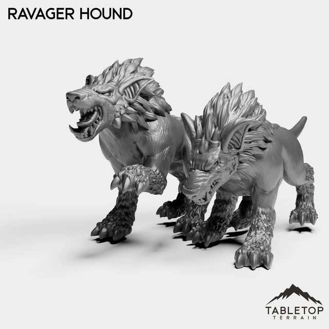 Tabletop Terrain Miniature Full Set Ravager Hound