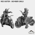 Tabletop Terrain Miniature Full Set Red Sister - Bomber Girls