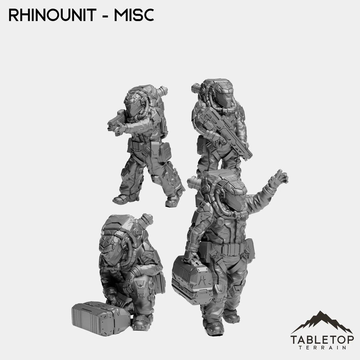 Tabletop Terrain Miniature Full Set RhinoUnit - MISC