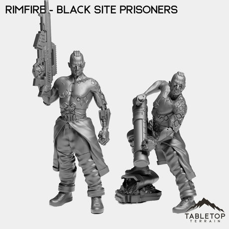 Tabletop Terrain Miniature Full Set Rimfire - Black Site Prisoners