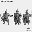 Tabletop Terrain Miniature Full Set Sailor Admiral