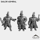 Tabletop Terrain Miniature Full Set Sailor Admiral