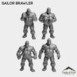 Tabletop Terrain Miniature Full Set Sailor Brawler