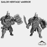 Tabletop Terrain Miniature Full Set Sailor Heritage Warrior