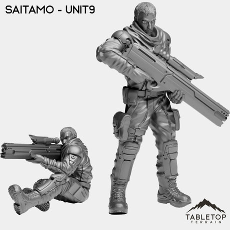 Tabletop Terrain Miniature Full Set Saitamo - UNIT9