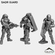 Tabletop Terrain Miniature Full Set Saqr Guard