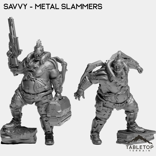 Tabletop Terrain Miniature Full Set Savvy - Metal Slammers