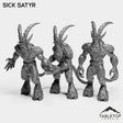 Tabletop Terrain Miniature Full Set Sick Satyr