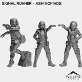 Tabletop Terrain Miniature Full Set Signal Runner - Ash Nomads