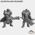 Tabletop Terrain Miniature Full Set Silver Paladin Crusader