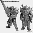 Tabletop Terrain Miniature Full Set Silver Paladin Exarch