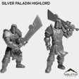 Tabletop Terrain Miniature Full Set Silver Paladin Highlord