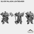 Tabletop Terrain Miniature Full Set Silver Paladin Lightbearer