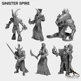 Tabletop Terrain Miniature Full Set Sinister Spire Bundle
