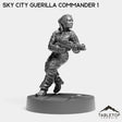 Tabletop Terrain Miniature Full Set Sky City Guerilla Commander