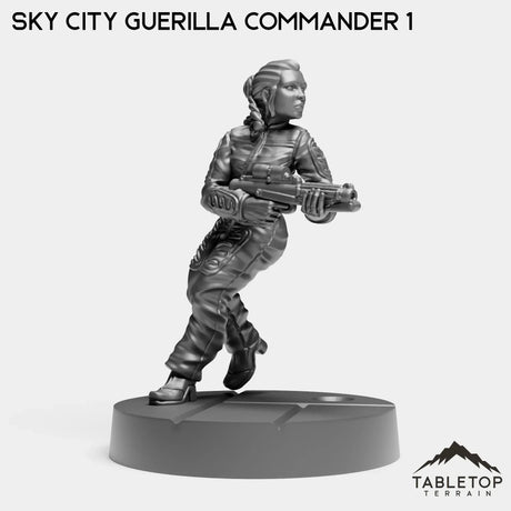 Tabletop Terrain Miniature Full Set Sky City Guerilla Commander