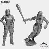 Tabletop Terrain Miniature Full Set Sledge