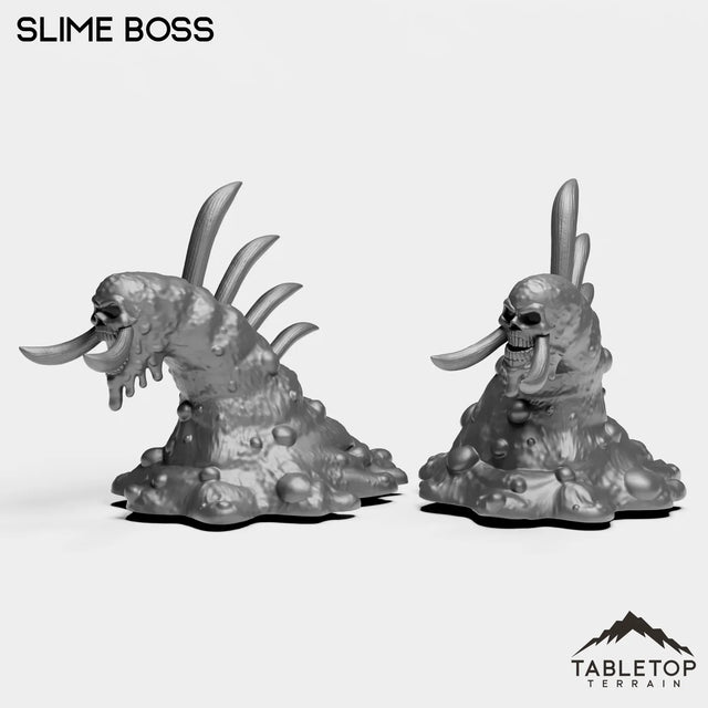 Tabletop Terrain Miniature Full Set Slime Boss