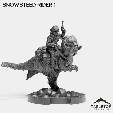 Tabletop Terrain Miniature Full Set Snowsteed Riders