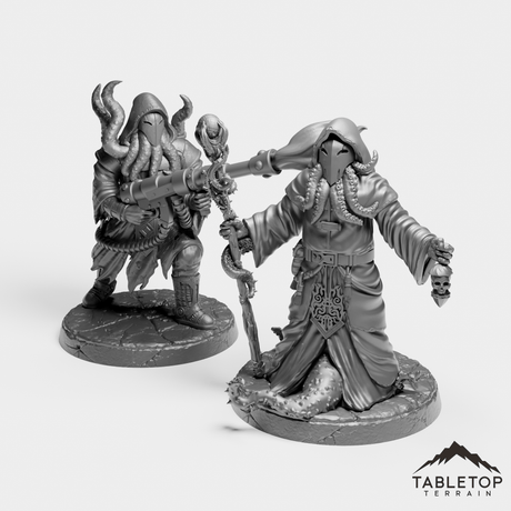 Tabletop Terrain Miniature Full Set Starspawn Cleric - Starspawn Soldiers