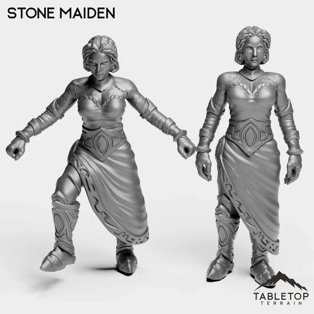 Tabletop Terrain Miniature Full Set Stone Maiden