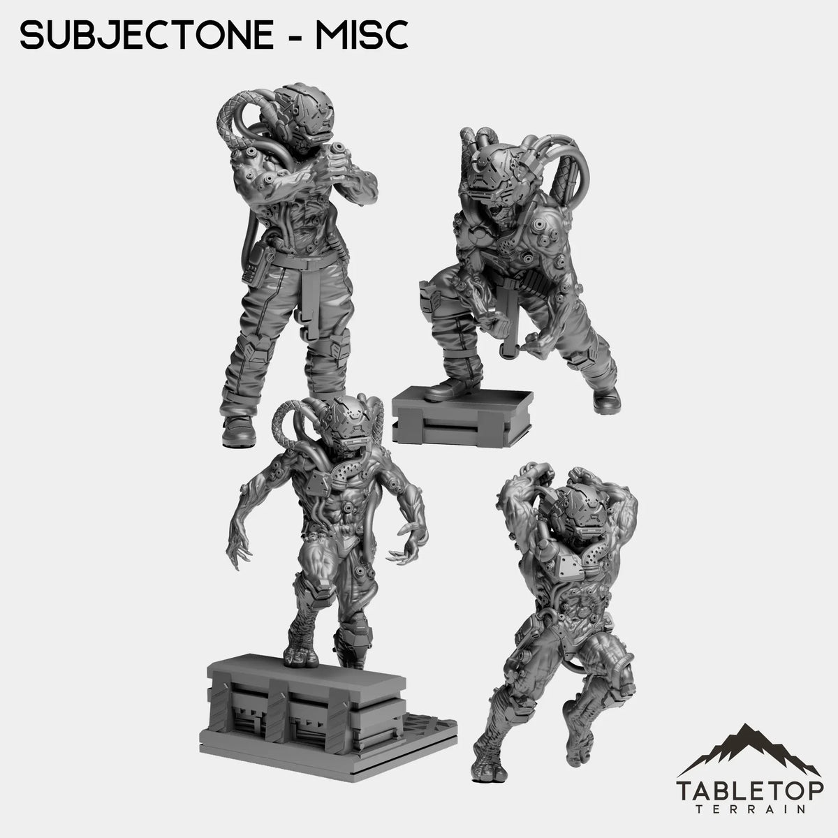 Tabletop Terrain Miniature Full Set SubjectONE - MISC