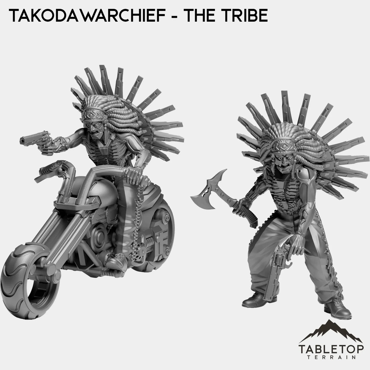 Tabletop Terrain Miniature Full Set TakodaWarChief - The Tribe